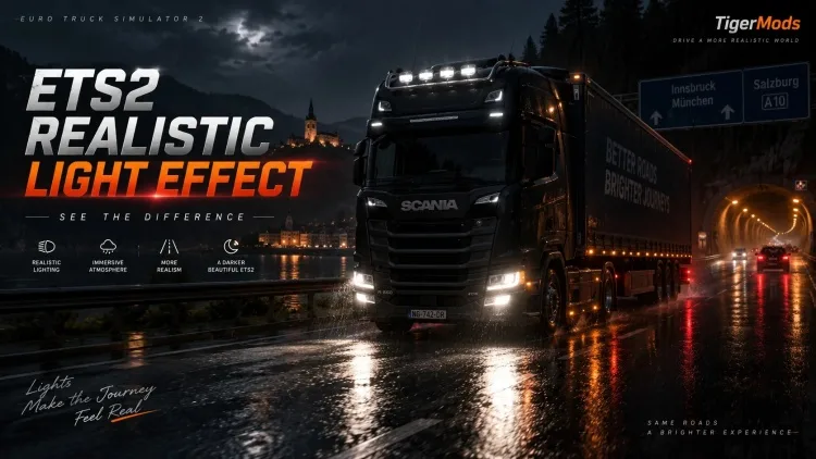 ETS2 - Gerçekçi Işık Efekti (1.61 - 1.62)