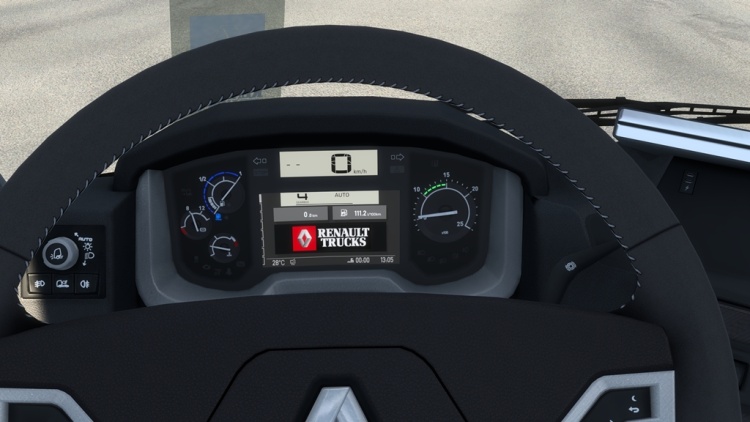 ETS2 - Renault Range T Geliştirilmiş Gösterge Paneli (1.61. 1.58. 1.59. 1.60) - modu