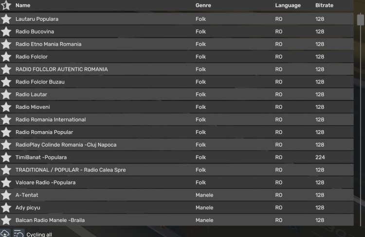 ETS2 - Romanya Radyo İstasyonları Paketi - 218 Canlı Yayın (1.61) - modu