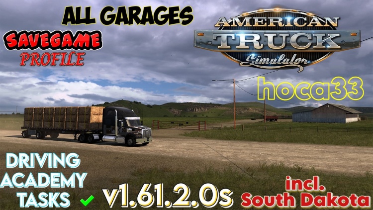 ATS - Savegame-Profile.0s (1.61) kapak gorseli