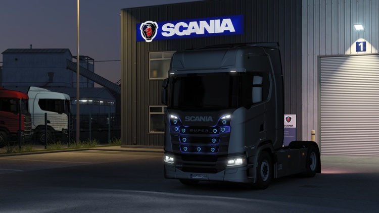 ETS2 - Scania SR Işıklı Amblemler (1.61) - modu
