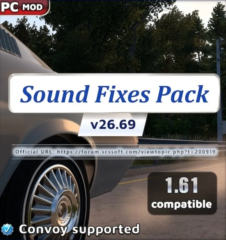 ETS2 - Ses Düzeltmeleri Paketi (1.61. 1.60. 1.62) kapak görseli ETS2 - Ses Düzeltmeleri Paketi (1.61. 1.60. 1.62)