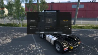 ETS2 - Uzatılmış Sürüş ve Dinlenme (1.62) - modu