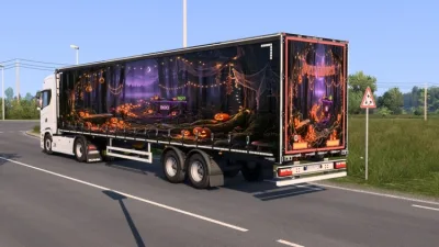 ETS2 - Cadılar Bayramı Dorse Görünümü (1.61) - modu