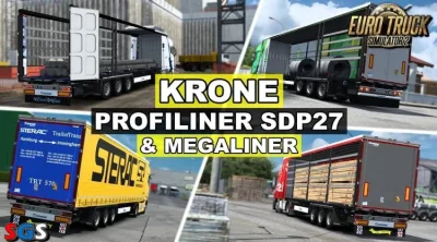 ETS2 - Krone Profiliner SDP27 ve Megaliner (1.61) - modu