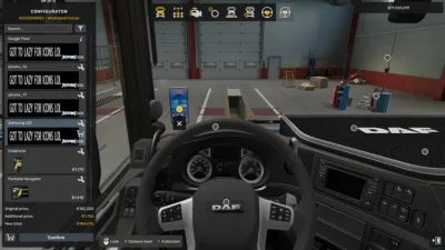 ETS2 - Işıklı Ekranlı Tüm Kamyonlar İçin Telefonlar (1.61) - modu