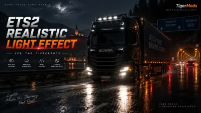 ETS2 - Gerçekçi Işık Efekti (1.61 - 1.62) - modu