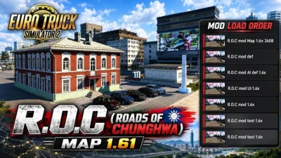 ETS2 - Çin Cumhuriyeti Haritası (1.61) - modu