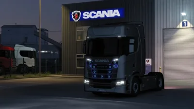 ETS2 - Scania SR Işıklı Amblemler (1.61) - modu