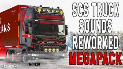 ETS2 - Yeniden Düzenlenmiş Kamyon Sesleri Megapaketi (1.61) - modu