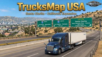 ATS - TrucksMap USA (1.61) kapak gorseli