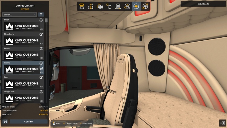 ETS2 - Volvo FH6 Özel İç Tasarım (1.61) - modu