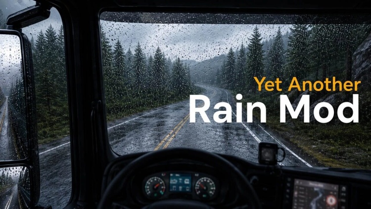 ETS2 - Bir Başka Yağmur Modu (1.61) - modu