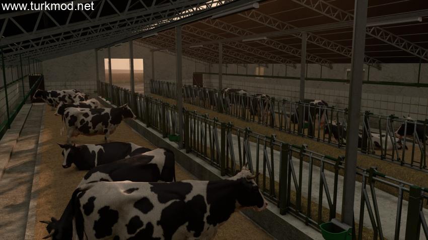 FS25 - Cow Barn With Manure Conveyor V1.0