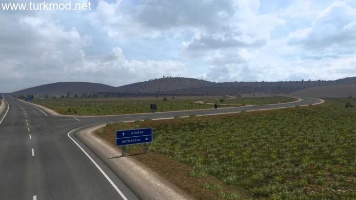 ETS2 - Road to Caucasus + ProMods The Great Steppe Road Connector V1.7