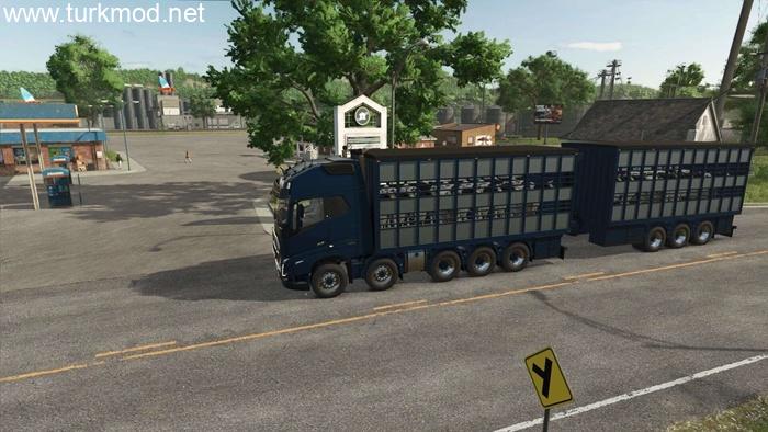 FS25 - Volvo Animal Transport Truck V1.0.0.1 FS25 - Volvo Animal Transport Truck V1.0.0.1