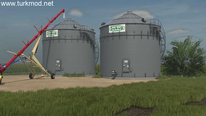 FS25 - 7 Ring Sukup Grain Bin V1.0 FS25 - 7 Ring Sukup Grain Bin V1.0