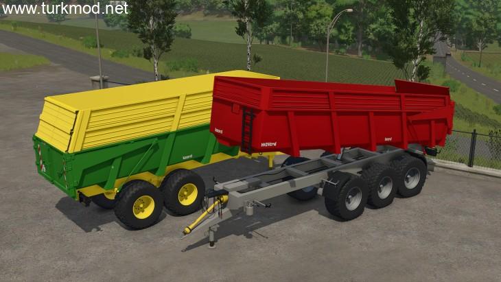 FS25 - Lizard BB18B And BB24TRD Tipper Trailer V1.0