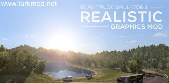 ETS2 - Realistic Graphics Mod V1.56 ETS2 - Realistic Graphics Mod V1.56