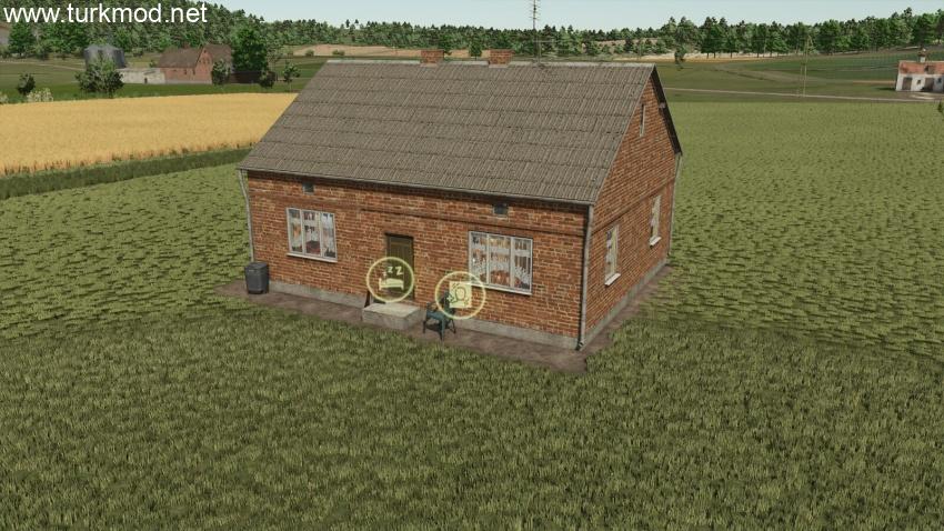 FS25 - Small Red Brick House V1.0