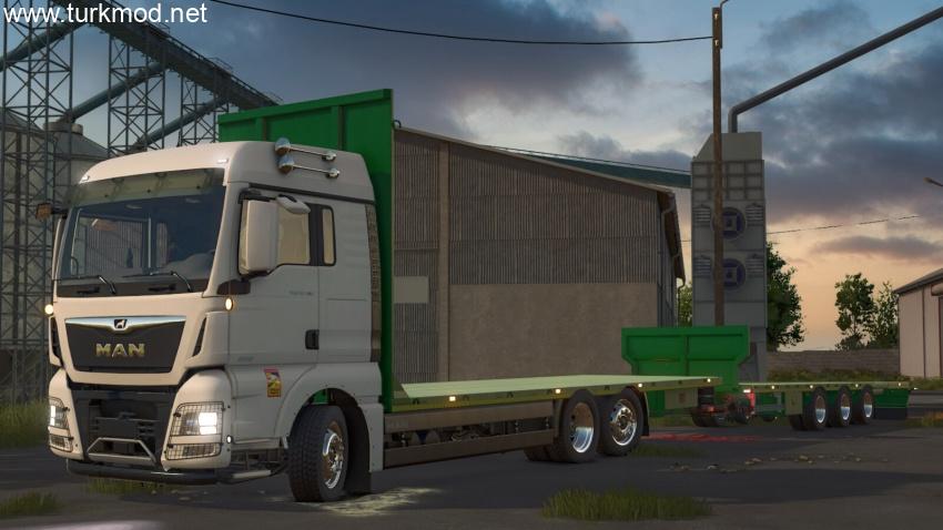 FS25 - MAN TGX 6x2 Straw Bale V1.0