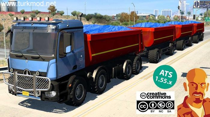 ATS - Daimler-Benz Arocs Agrar V1.55 ATS - Daimler-Benz Arocs Agrar V1.55