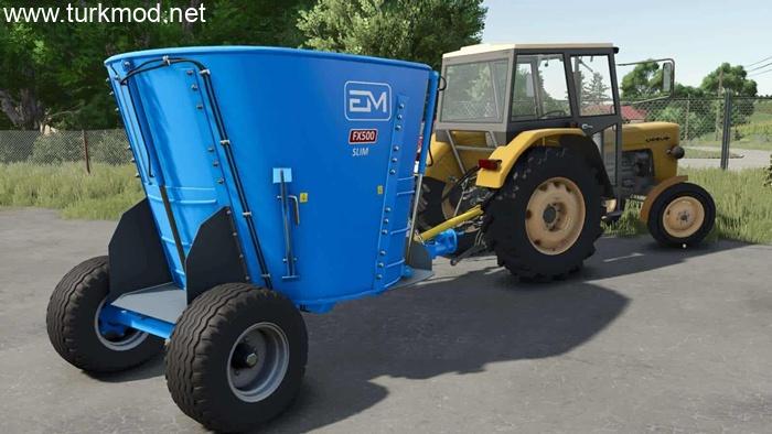 FS25 - EuroMilk Rino FX500 Slim V1.0
