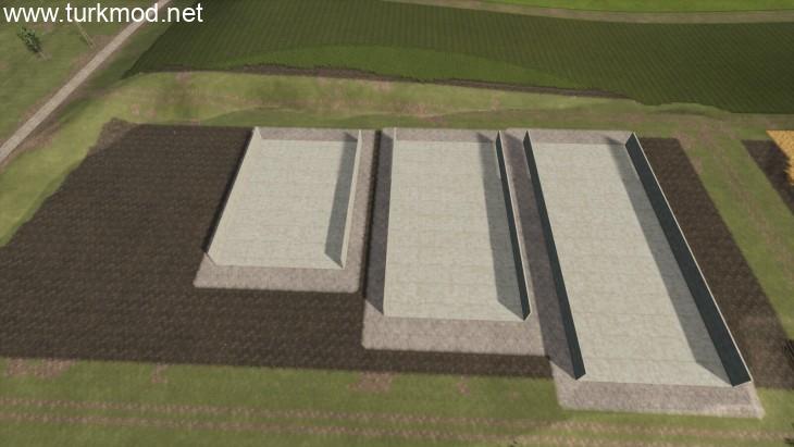 FS25 - Concrete BunkerSilos V1.0 FS25 - Concrete BunkerSilos V1.0
