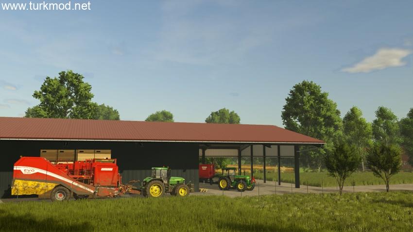 FS25 - Crate Storage Shed V1.0