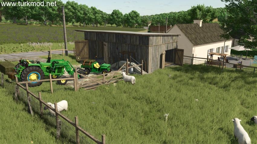 FS25 - Old Wooden Sheepfold V1.0