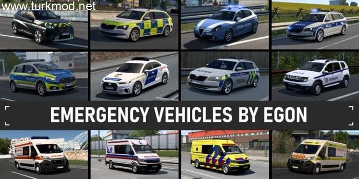 ETS2 – Emergency Vehicles V1.2 ETS2 – Emergency Vehicles V1.2