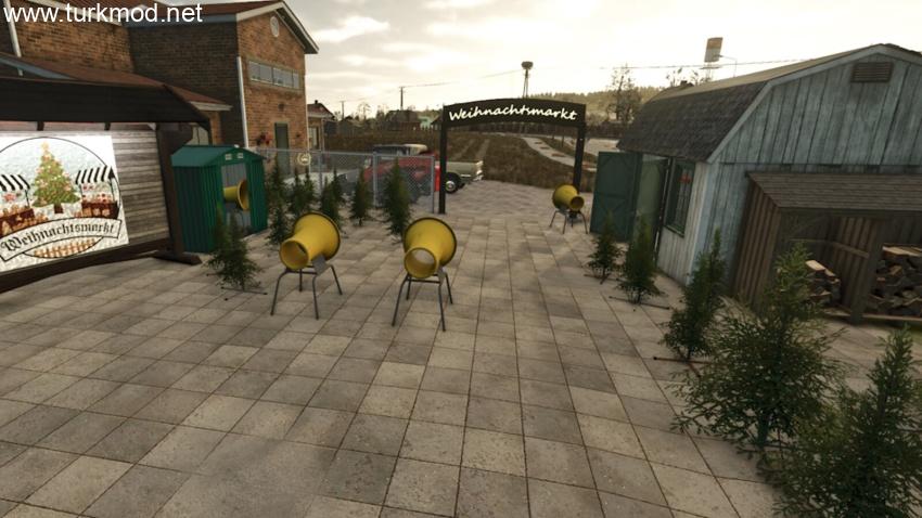 FS25 - Christmas Market V1.0