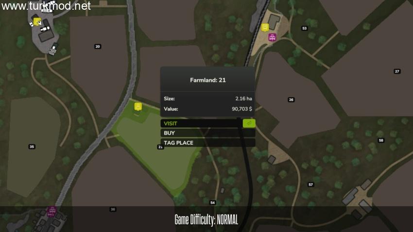 FS25 - Farmland Cost By Difficulty V1.0