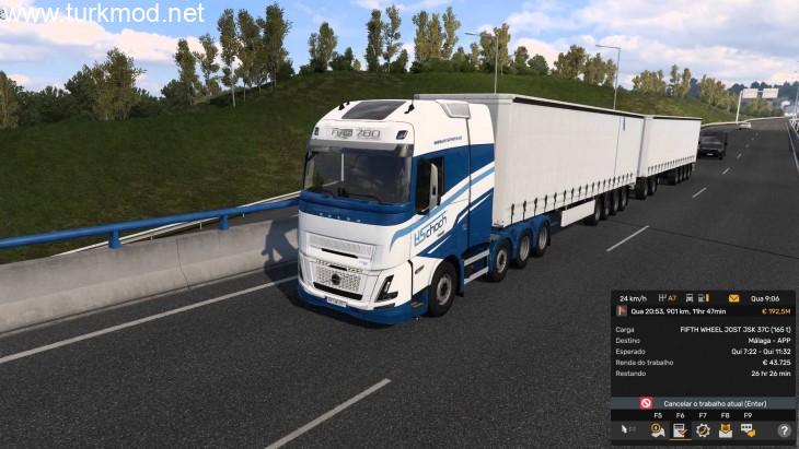 ETS2 - Fifth Wheel Jost JSK 37C Trailer V1.0 ETS2 - Fifth Wheel Jost JSK 37C Trailer V1.0