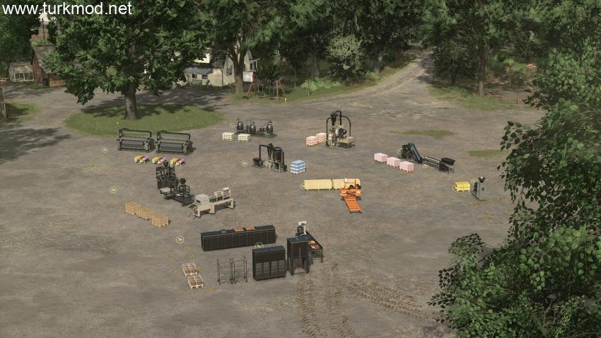FS25 - Small Production Points W/ Shed Option V1.1