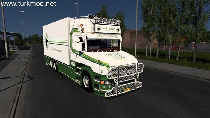 ETS2 – Scania T500 Tandem Patrick vd Hoeven + Trailer V5.0 ETS2 – Scania T500 Tandem Patrick vd Hoeven + Trailer V5.0
