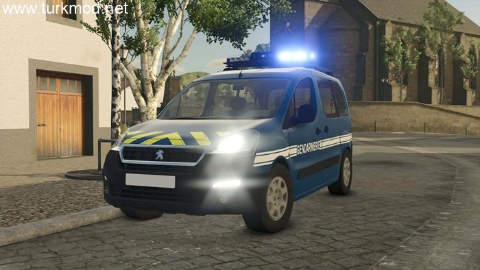 FS25 - Peugeot Partner Gendarmerie V1.0 FS25 - Peugeot Partner Gendarmerie V1.0