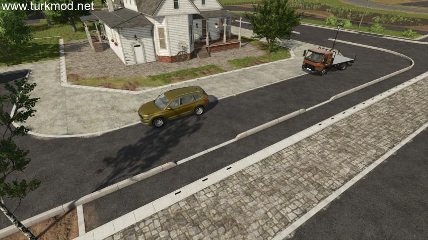 FS25 - Curbstone Fence Pack V1.1