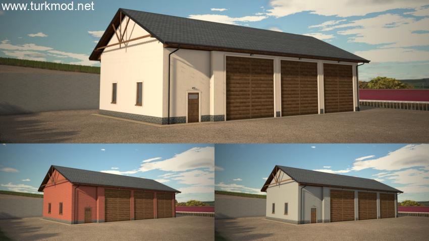 FS25 - Modern Farm Garage V1.0