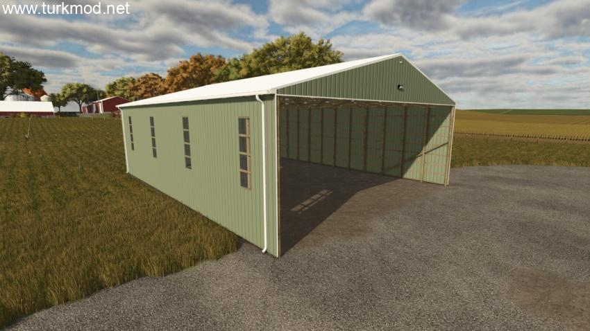 FS25 - 60x80 Bale Shed V1.0
