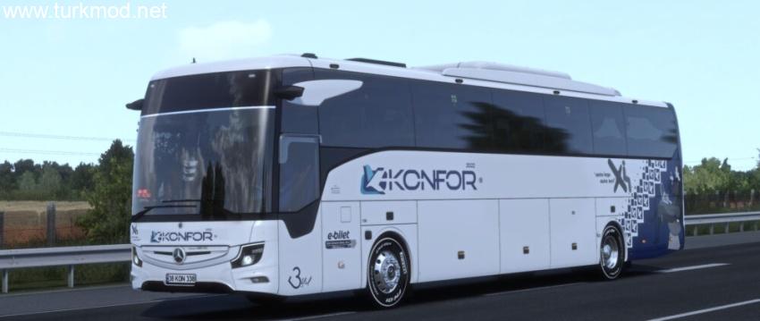 ETS2 - Mercedes-Benz Tourismo Konfor Turizm XL New Skin