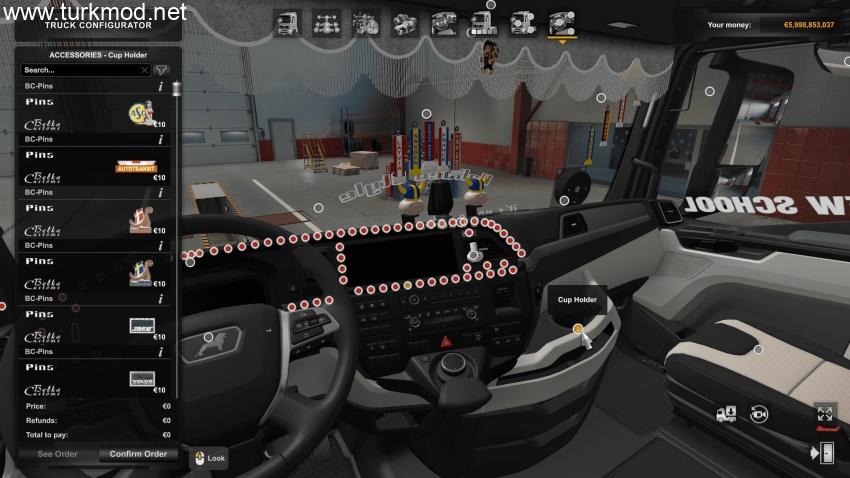 ETS2 - BC-Interior Belka Accessory V0.8.0