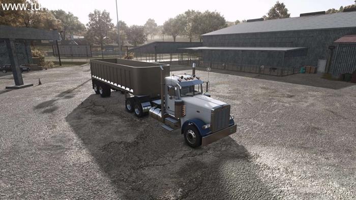 FS25 - Trailking TriBrook End Dump V1.0 FS25 - Trailking TriBrook End Dump V1.0