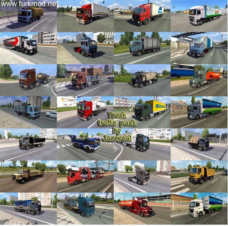 ETS2 - Truck Traffic Pack V9.1.15 ETS2 - Truck Traffic Pack V9.1.15