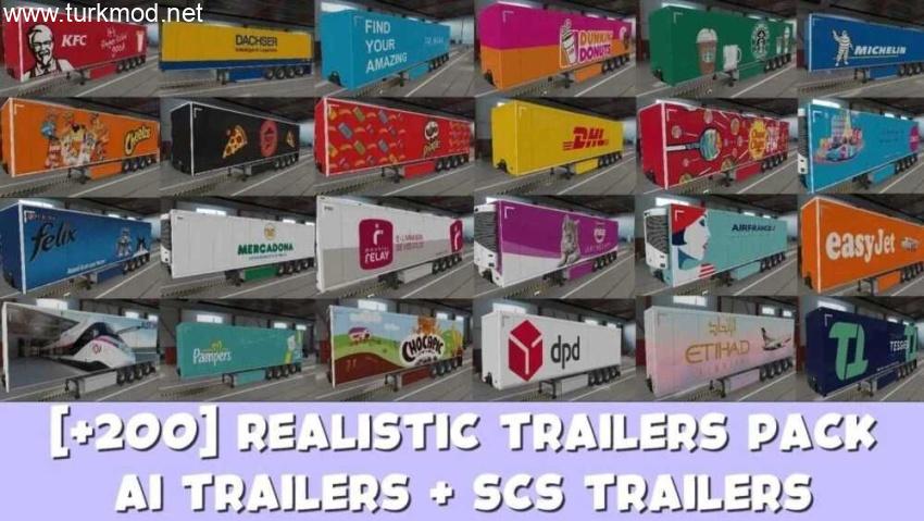 ETS2 - Realistic Trailers Pack V1.56