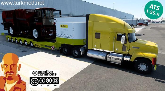 ATS - Doll-Siemens Special Transport Trailer V2.0 ATS - Doll-Siemens Special Transport Trailer V2.0