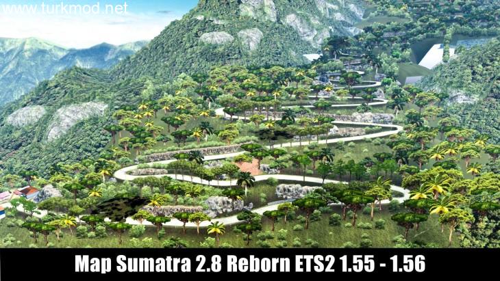 ETS2 - Sumatra 2.8 Reborn Map ETS2 - Sumatra 2.8 Reborn Map