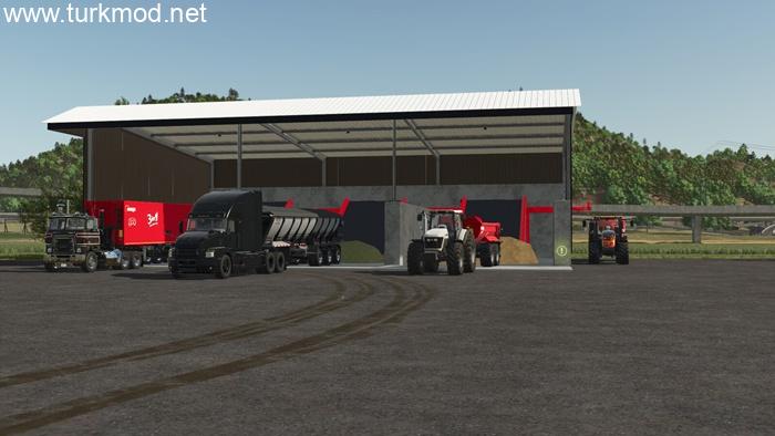 FS25 - Placeable Commodity Shed V1.0 FS25 - Placeable Commodity Shed V1.0