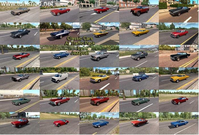 ATS - Classic Cars AI Traffic Pack V9.0.9 ATS - Classic Cars AI Traffic Pack V9.0.9