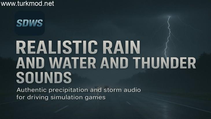 ETS2 - Realistic Rain And Water And Thunder Sounds V9.1